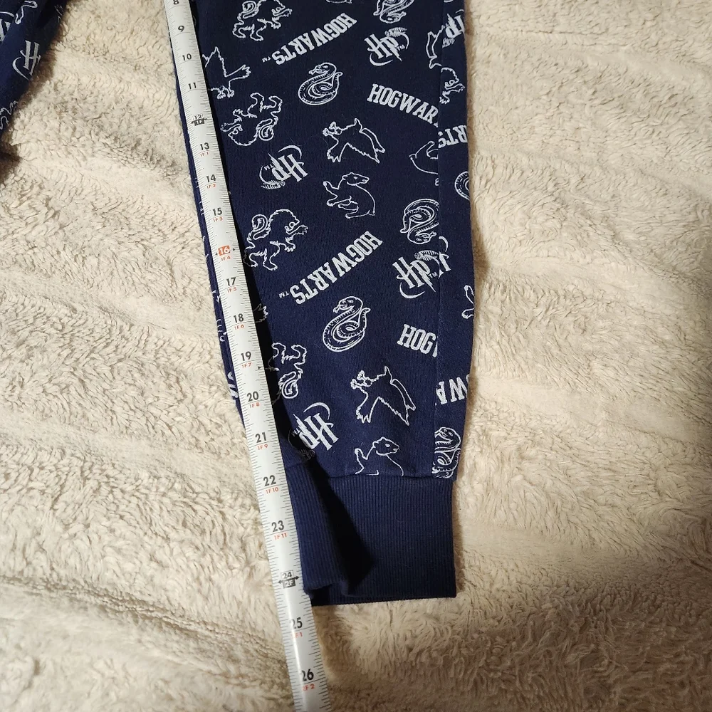 Harry Potter Hogwarts Pajama Set Big Boys Sz M Drawstring With Pocket And Top